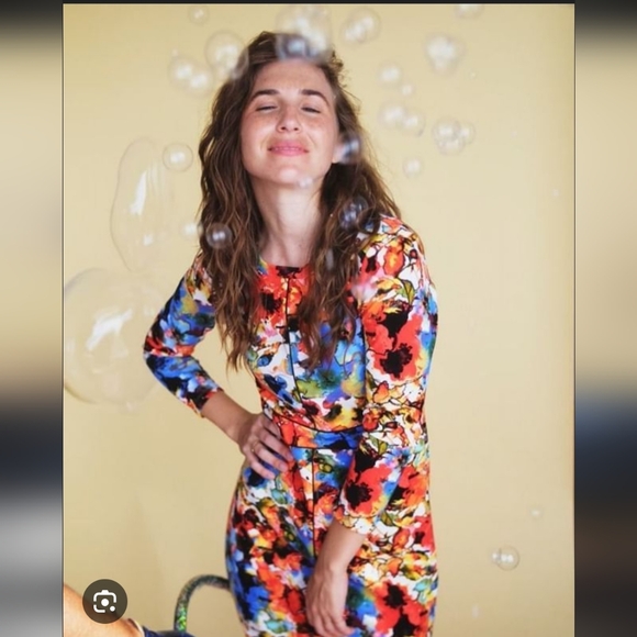 Sonnet James Floral Abstract Dress - Picture 3 of 6